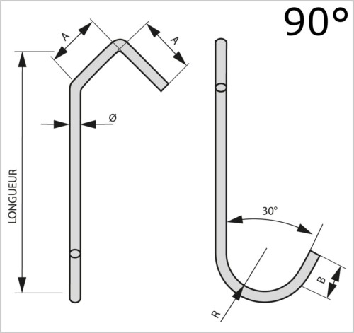 crochet standard BR90