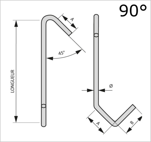 crochet standard RA90